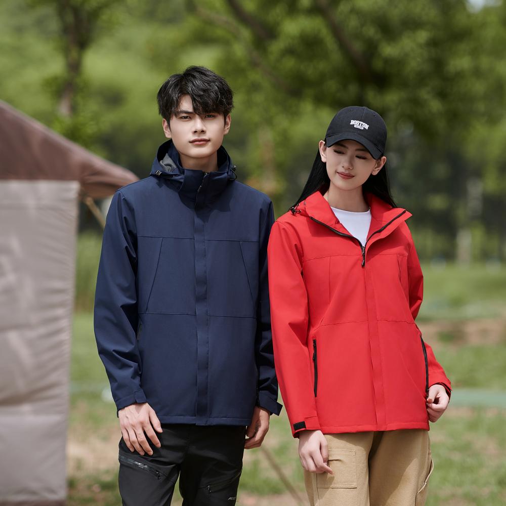 F8166-75D Cotton Oxford Thin Couple Jacket