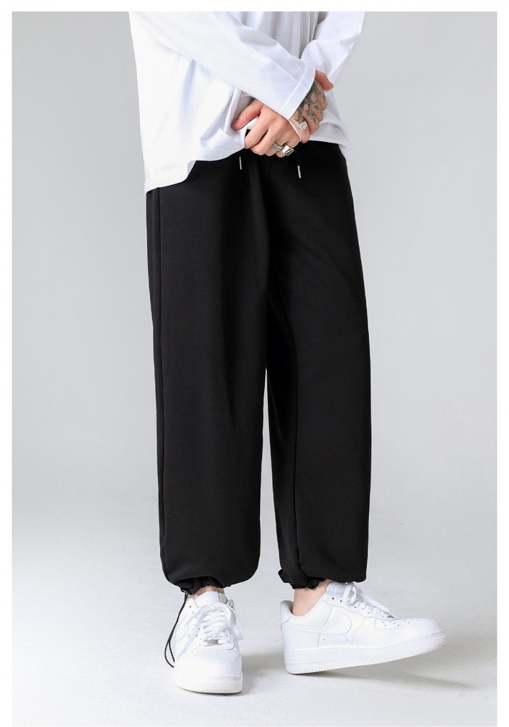 E14# Casual versatile sports sweatpants pants