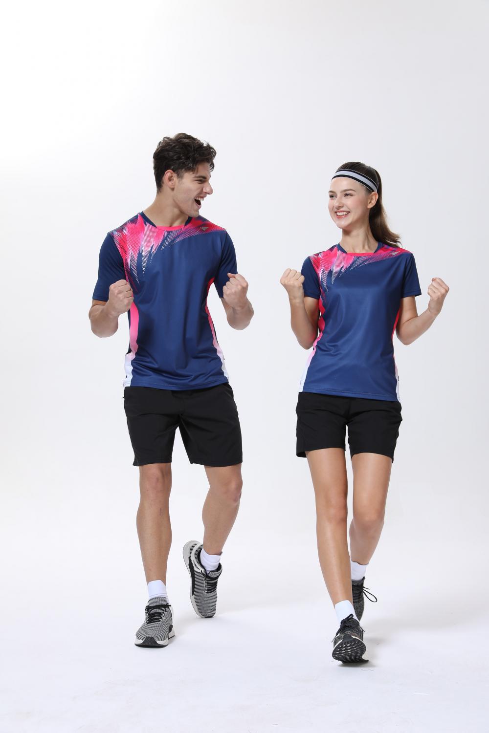 Y1901# Sports casual T-shirt short sleeve round neck