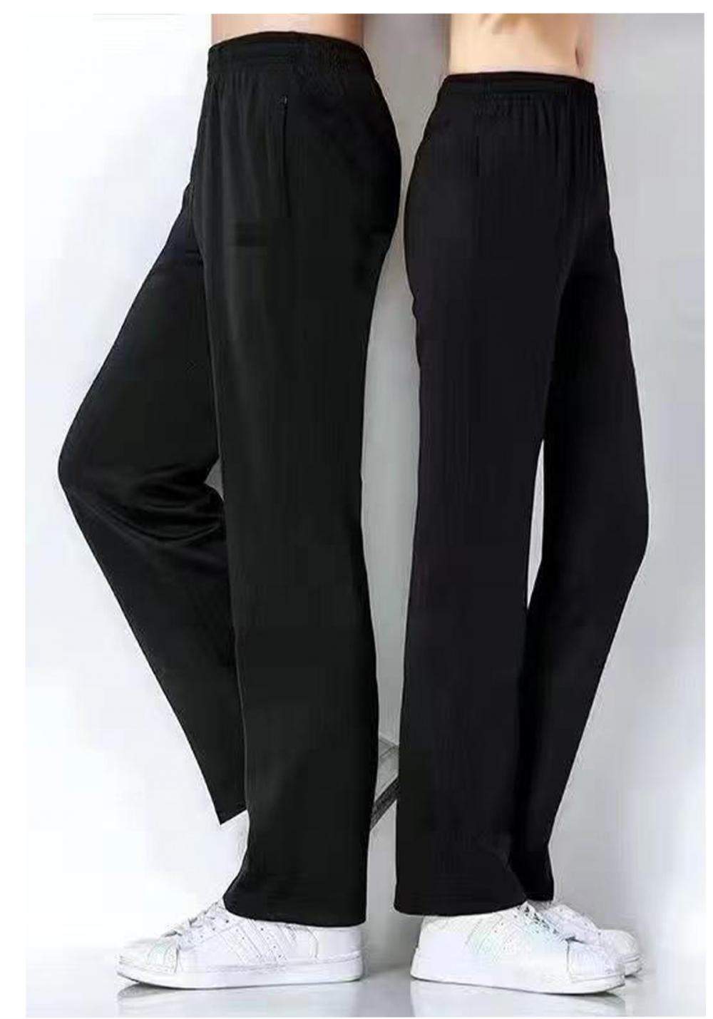 33018#33019# Summer thin pants solid color pants trousers