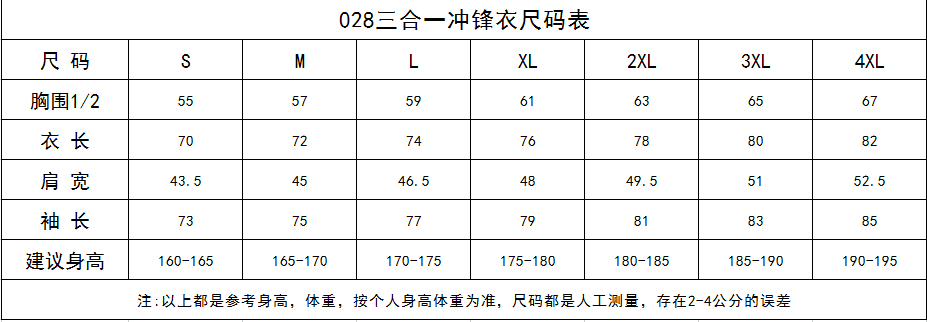 F9028-3 in 1 Jacket