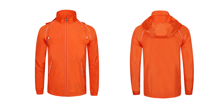 High-density waterproof material long-sleeved composite windbreaker 184-7738