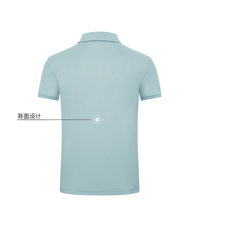 190g 65-count air-conditioning long-staple cotton lapel short-sleeved POLO shirt universal GJ11-98001