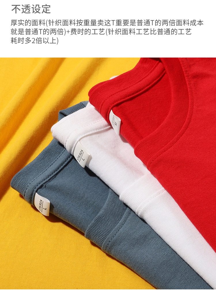 200g combed cotton round neck long sleeve T-shirt Z15-701