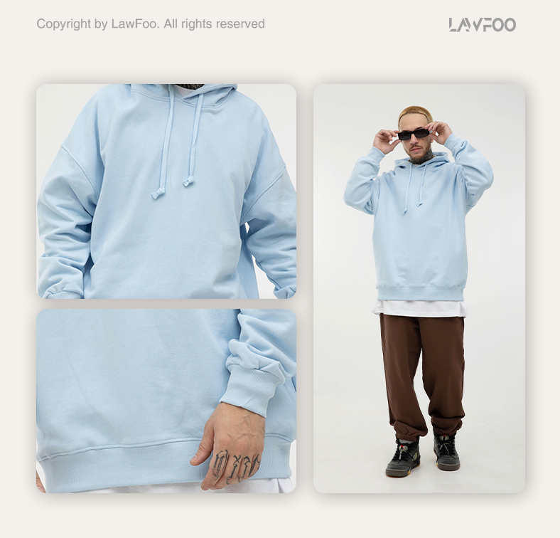 350g autumn heavy hooded couple sweatshirt BC8-350 hoodie