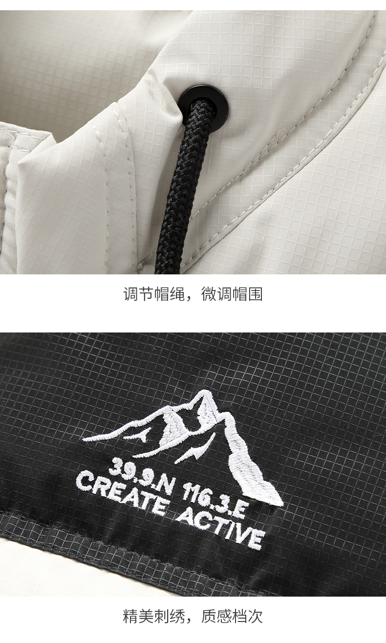 New hooded warm down jacket KN2-D56