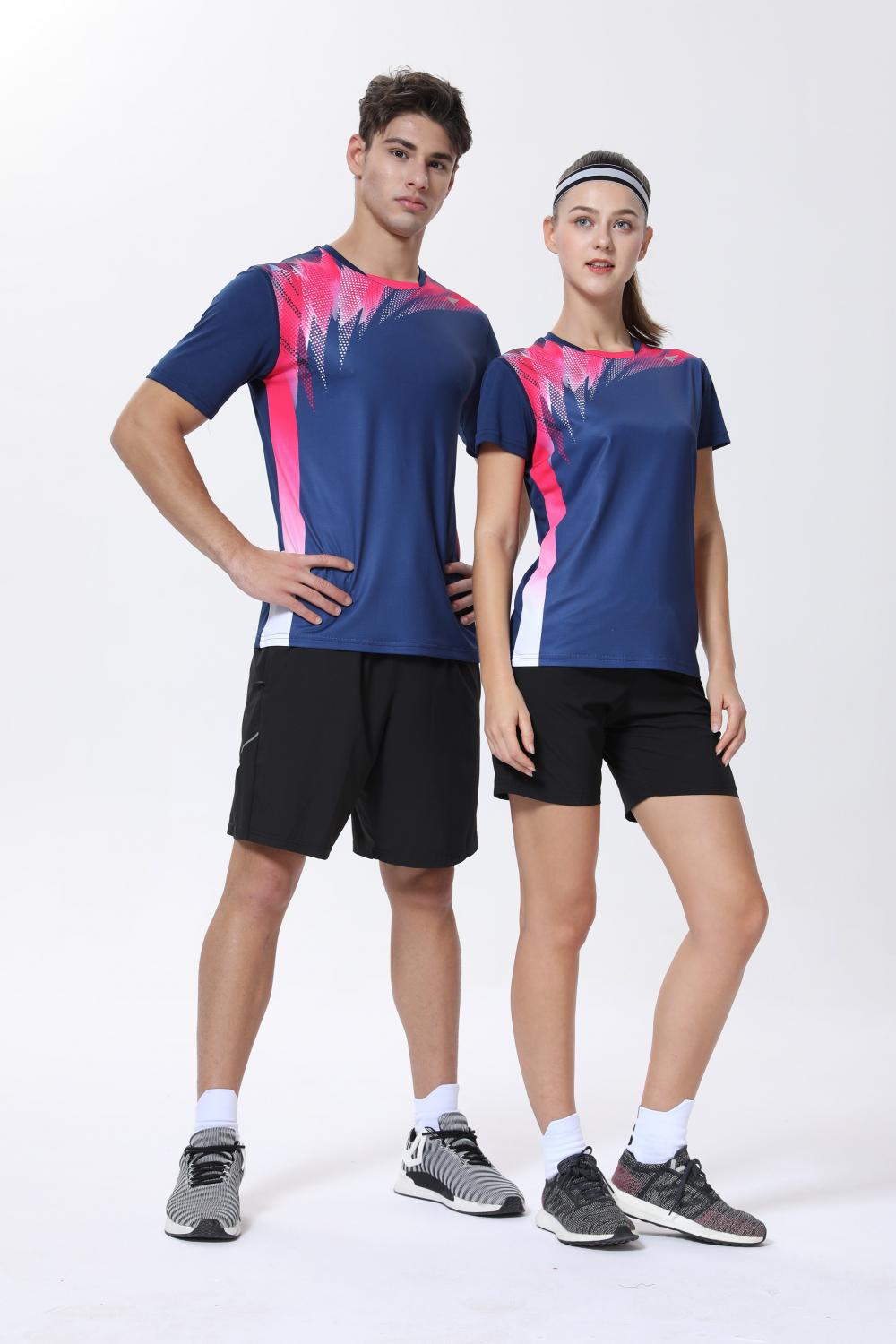 Y1901# Sports casual T-shirt short sleeve round neck