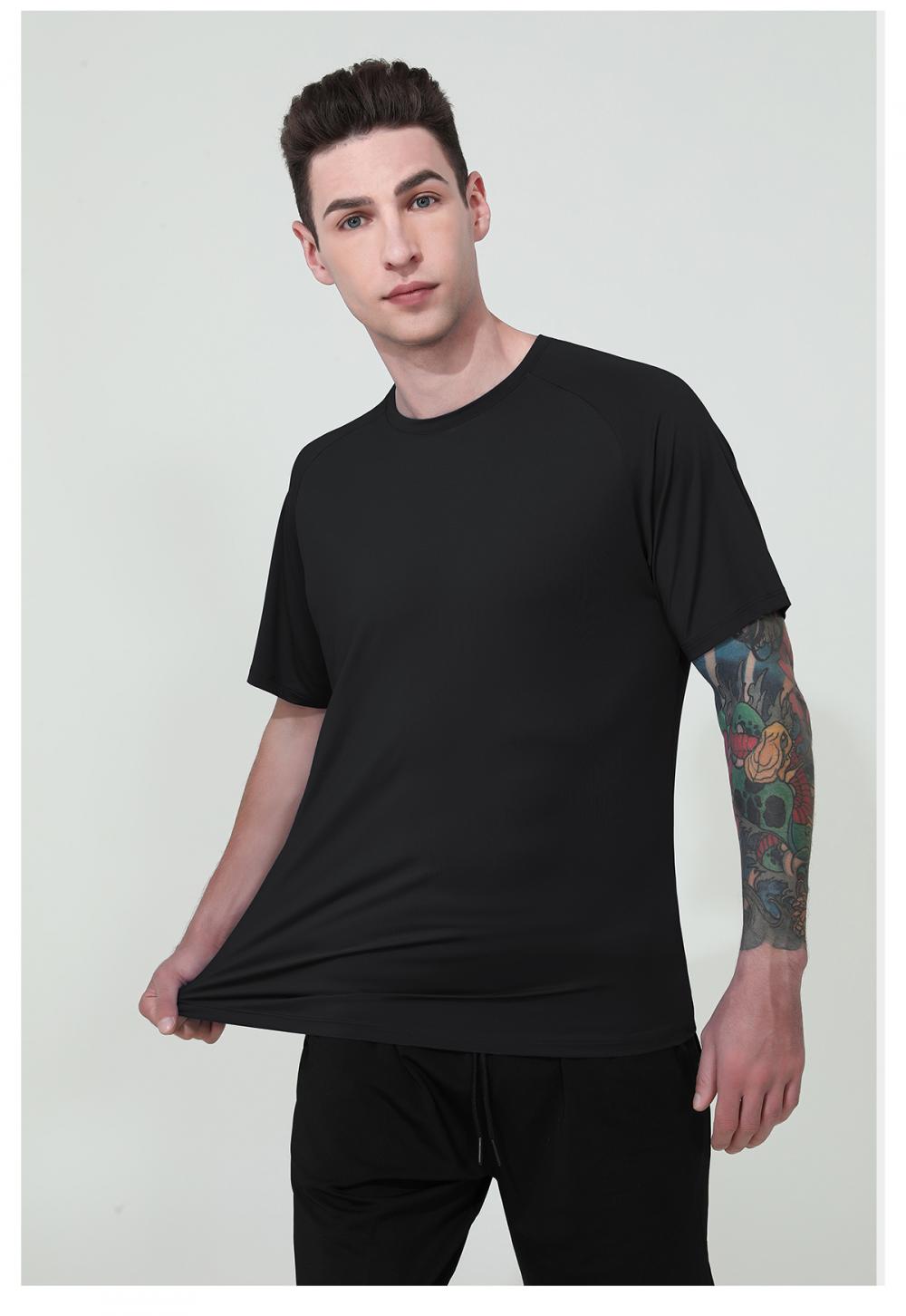 16823# Sports casual T-shirt short sleeve round neck