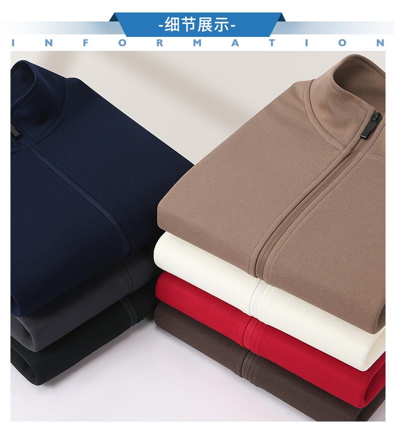 [2023 Autumn and Winter] DY2802# Huamian Stand Collar Sweatshirt Stand Collar Zipper