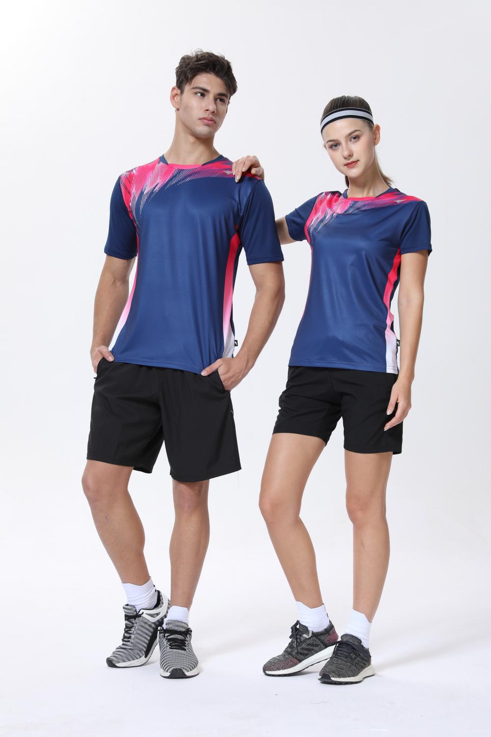 Y1901# Sports casual T-shirt short sleeve round neck