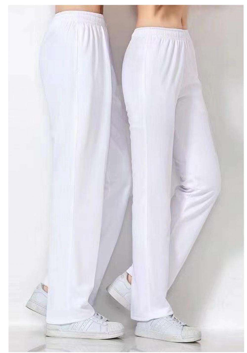 33018#33019# Summer thin pants solid color pants trousers