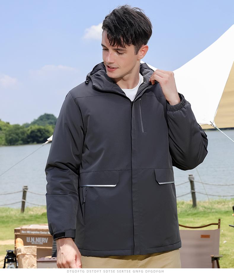 F9777- Parker fleece jacket thick