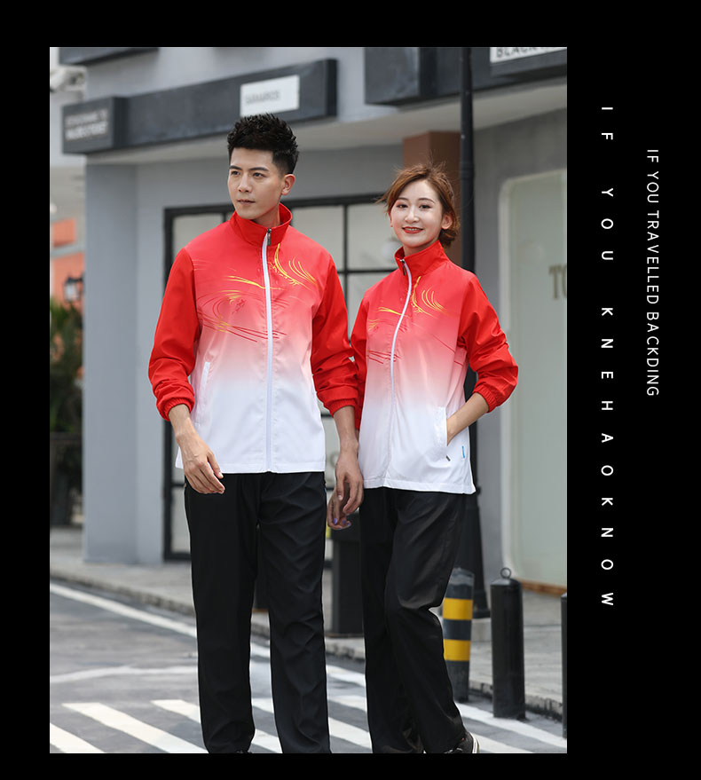 Outdoor leisure stand collar sports jacket for women 55-6014