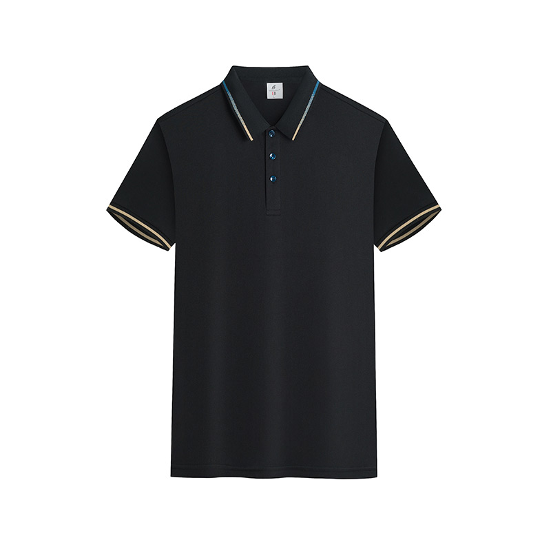 180g Galaxy short-sleeved lapel polo shirt L18-9133