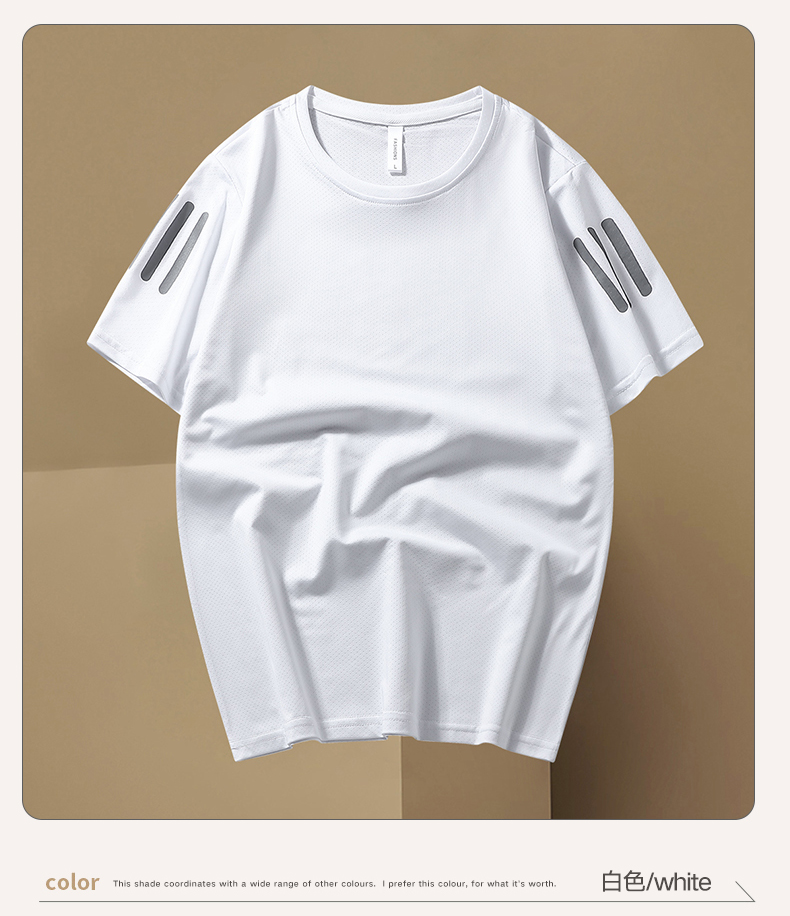 Ice silk quick-drying round neck short-sleeved T-shirt KY-9986