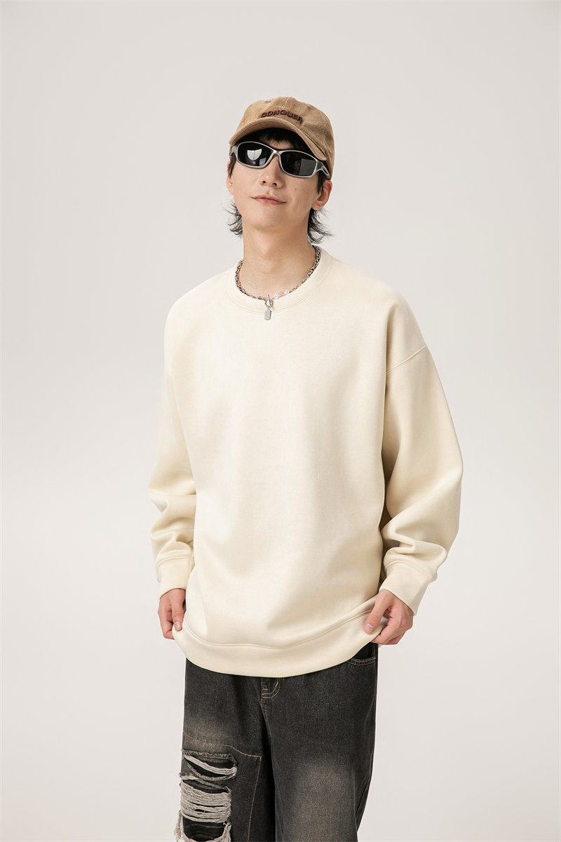 420g heavyweight high quality velvet round neck sweatshirt G21-U-XWY014