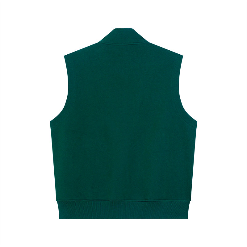 380g high quality combed brushed simple casual vest jacket G21-U-55033