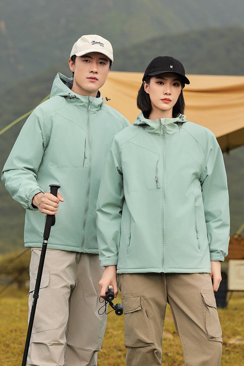 F9D11-Polar Fleece Plain Jacket Jacket