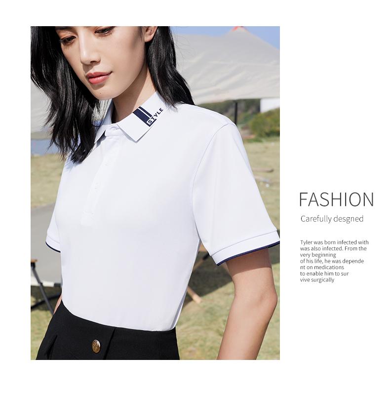 2602 Ice T-shirt Lapel Polo Short Sleeve Lapel