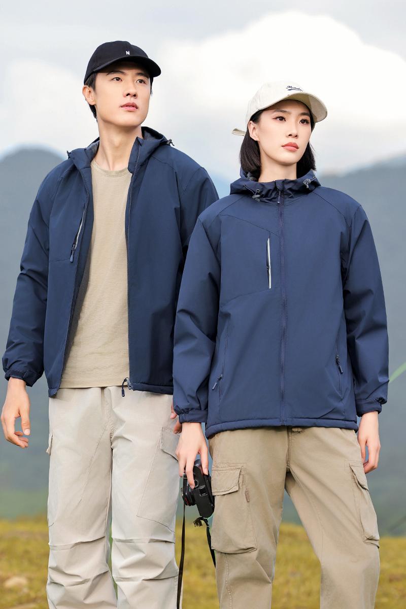 F9D11-Polar Fleece Plain Jacket Jacket