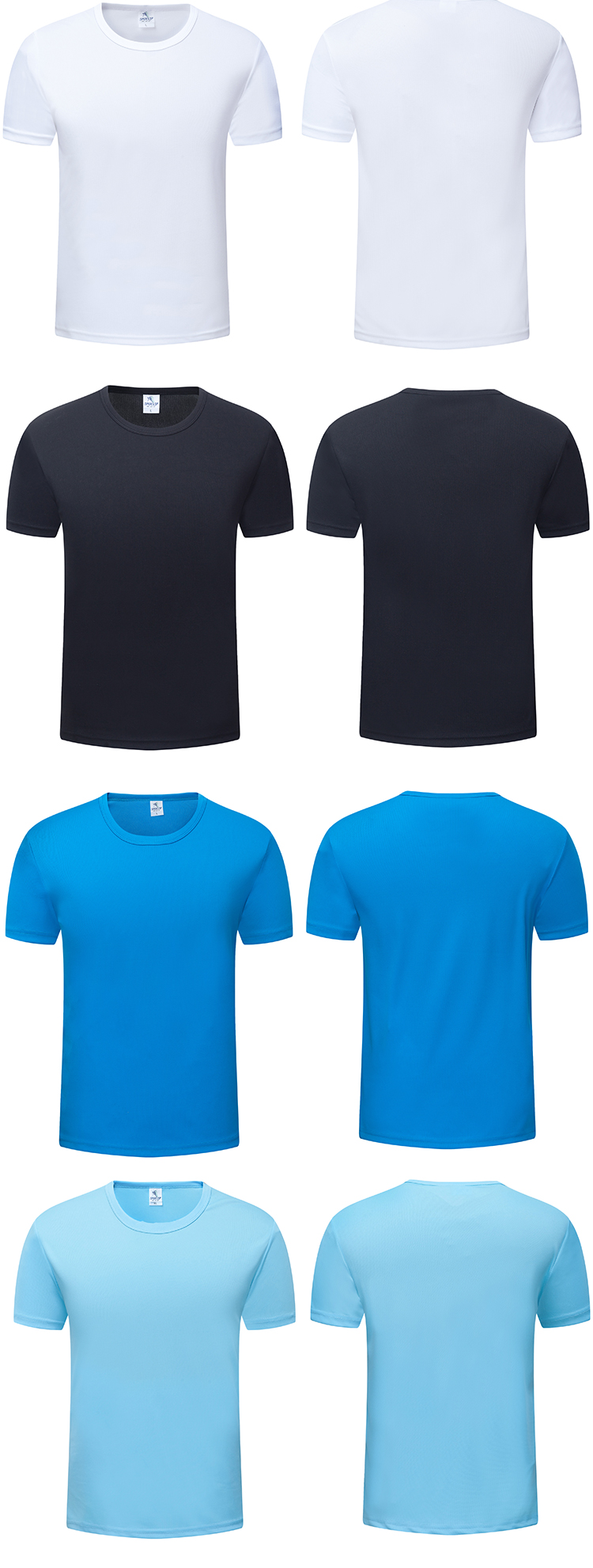 140g quick-drying round neck short-sleeved T-shirt H11-7008