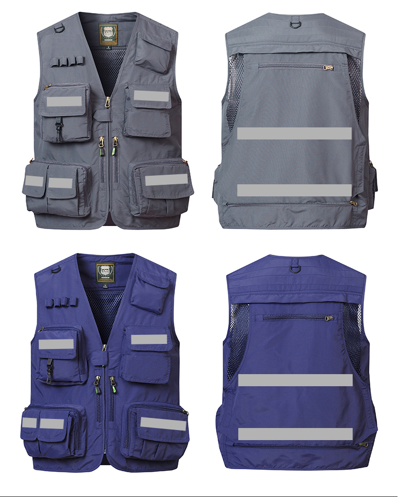 Multi-pack reflective strip vest E01-S7898-1