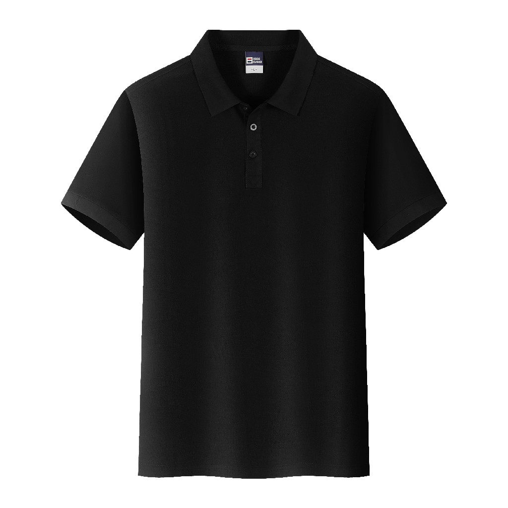 210g eco-friendly cotton parent-child short-sleeved lapel polo shirt for adults L18-2200