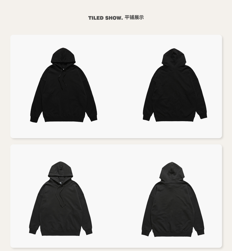 350g autumn heavy hooded couple sweatshirt BC8-350 hoodie