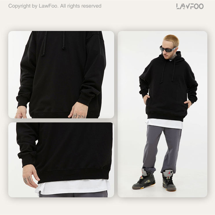 350g autumn heavy hooded couple sweatshirt BC8-350 hoodie