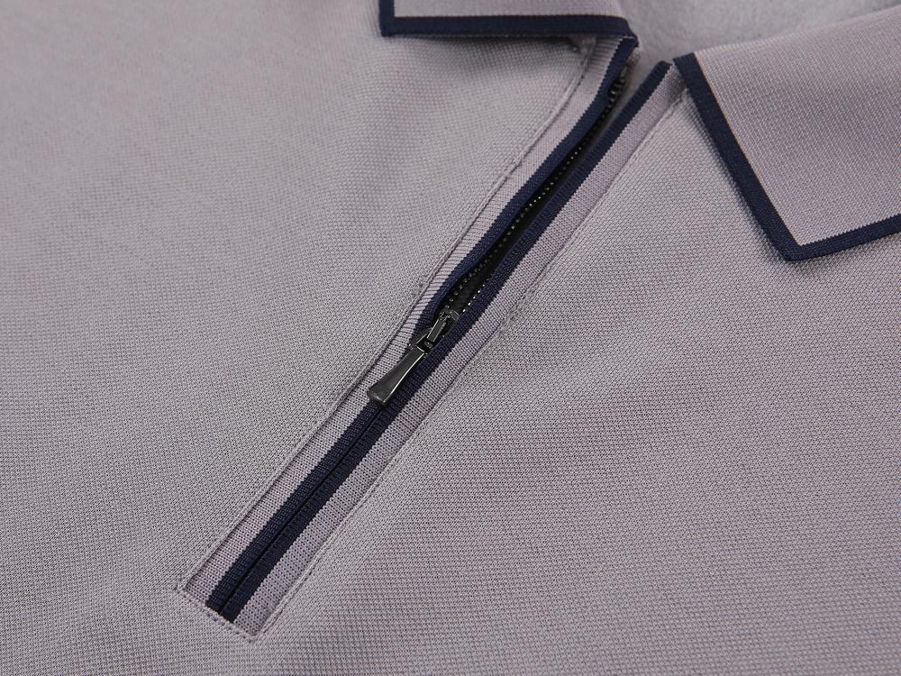 260g half-link lapel long-sleeved POLO shirt GJ32-52093