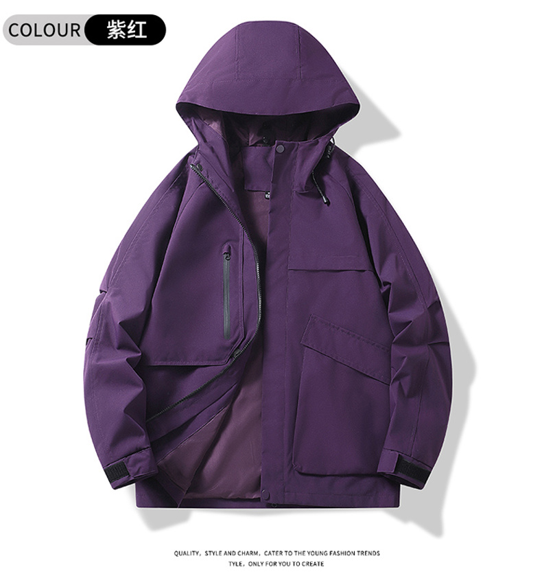 Leisure outdoor windproof and rainproof single-layer jacket KB1-24558