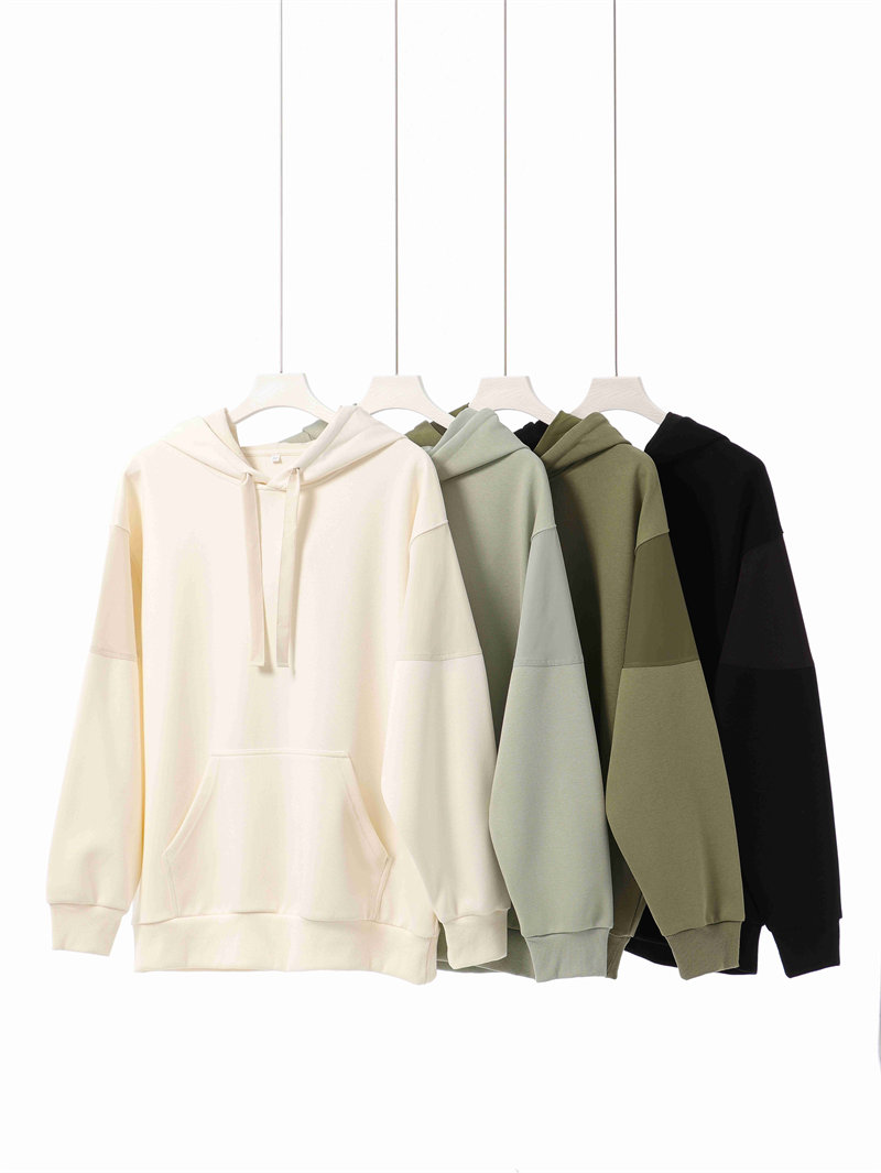 380g high quality personalized trendy color contrast stitching hooded sweatshirt G21-U-XC95