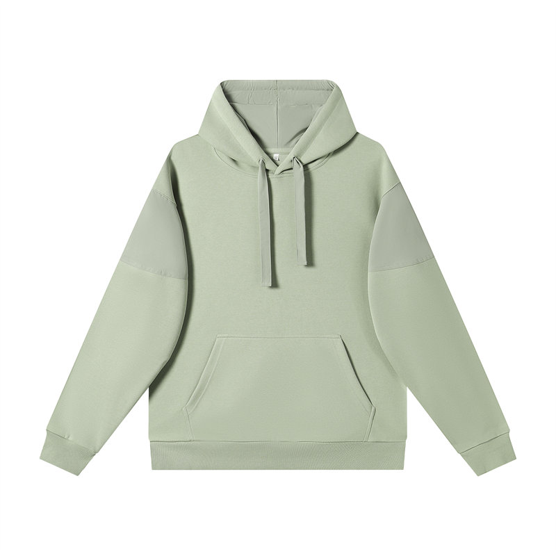 380g high quality personalized trendy color contrast stitching hooded sweatshirt G21-U-XC95