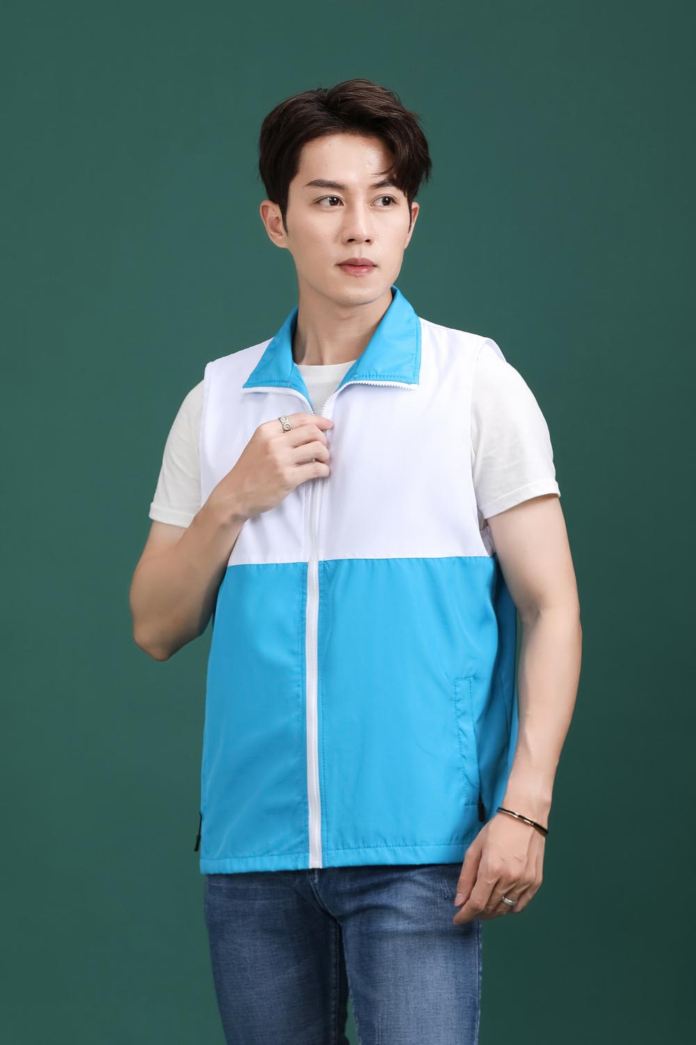 JYS0310-New color matching composite vest double layer