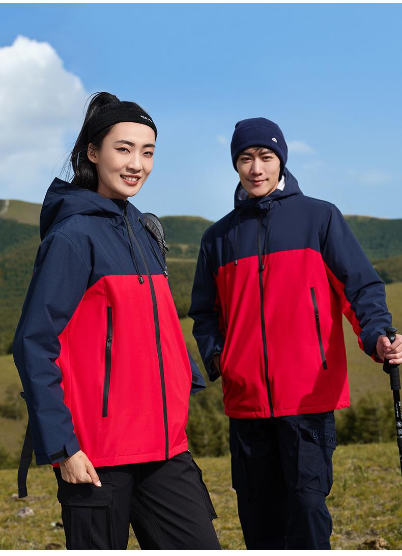 F617-Indoor leisure and outdoor sports graphene heat-collecting integrated jacket one-piece thickening