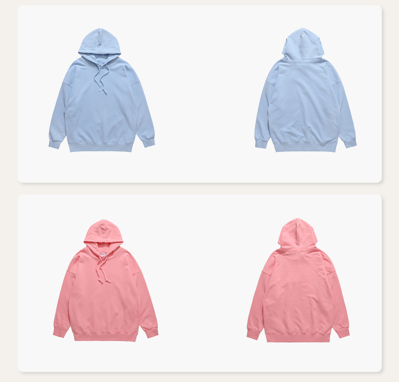 350g autumn heavy hooded couple sweatshirt BC8-350 hoodie