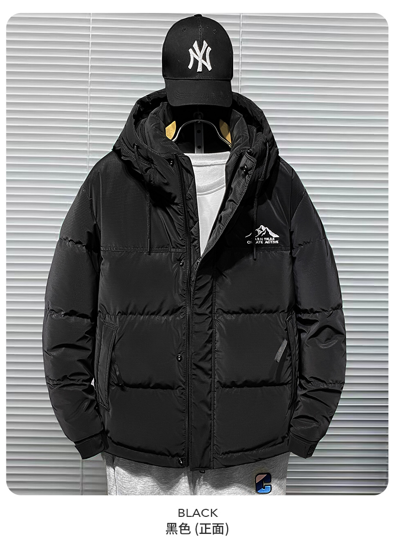 New hooded warm down jacket KN2-D56