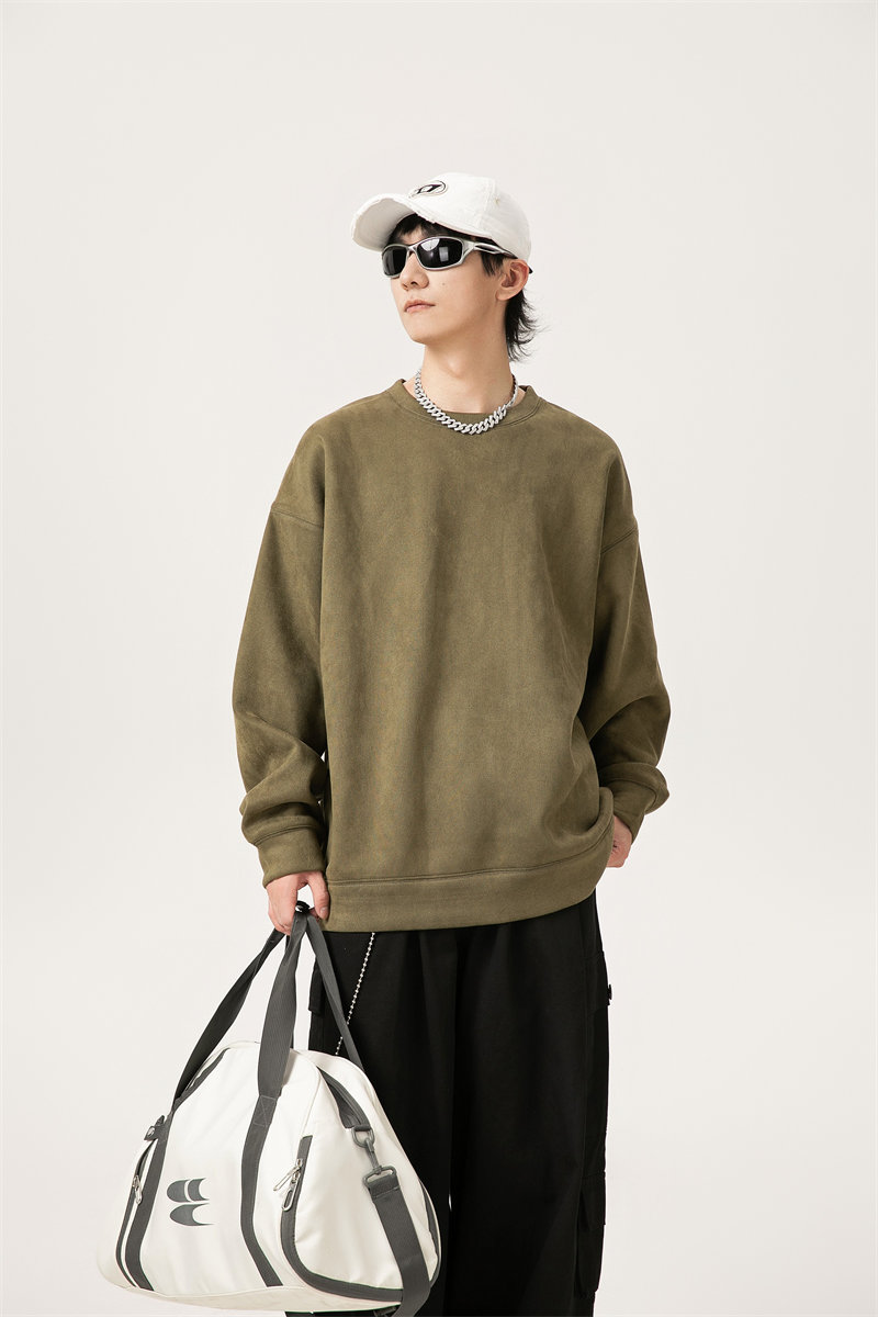 420g heavyweight high quality velvet round neck sweatshirt G21-U-XWY014