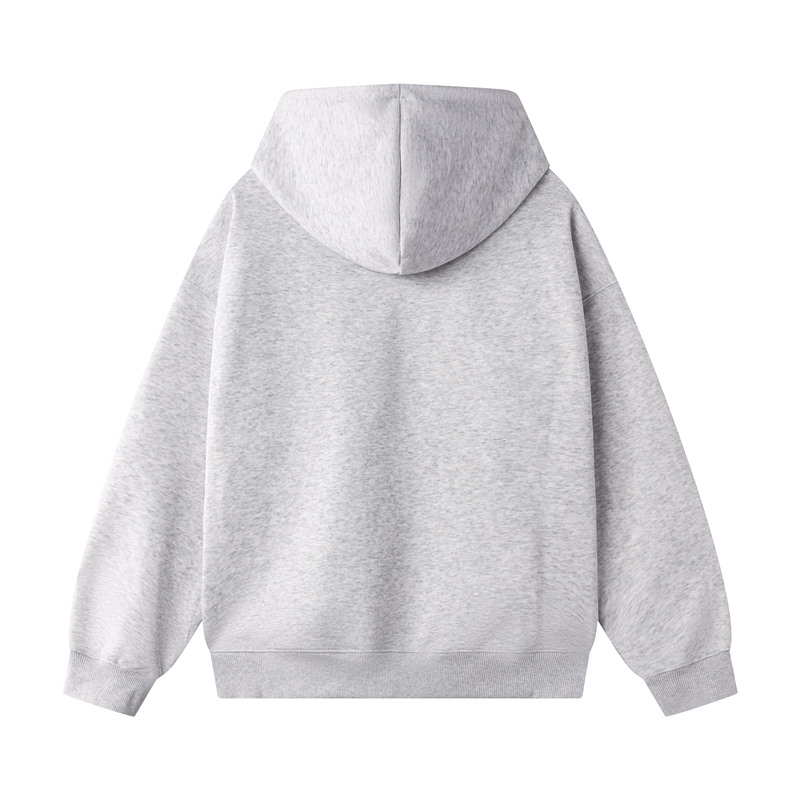 400g Chinese cotton super soft large drop shoulder hooded sweatshirt GJ6-6016