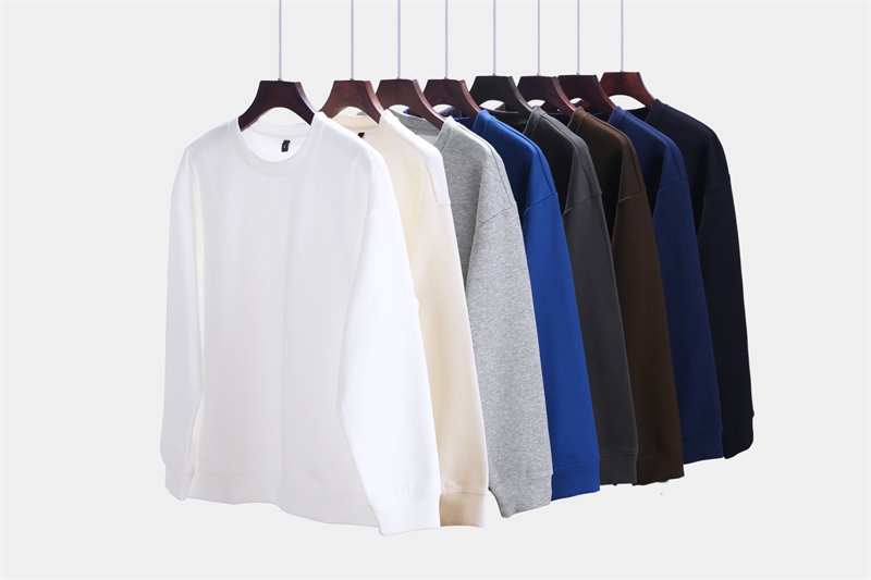 330g high quality combed cotton drop shoulder round neck sweatshirt G21-U-5166