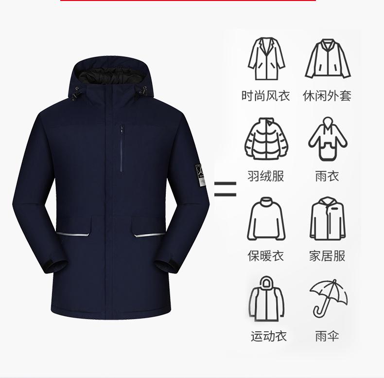 F9777- Parker fleece jacket thick