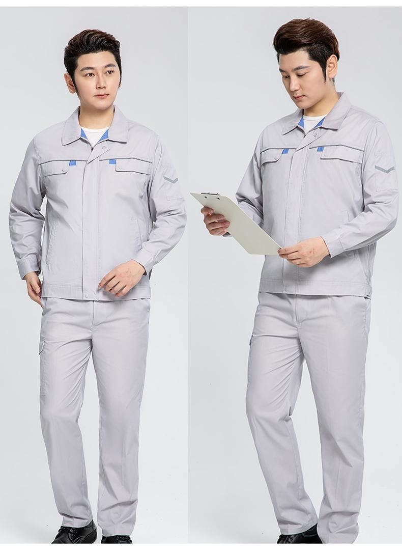 M01-M06 Summer CVC brushed long sleeves workwear long sleeves workwear