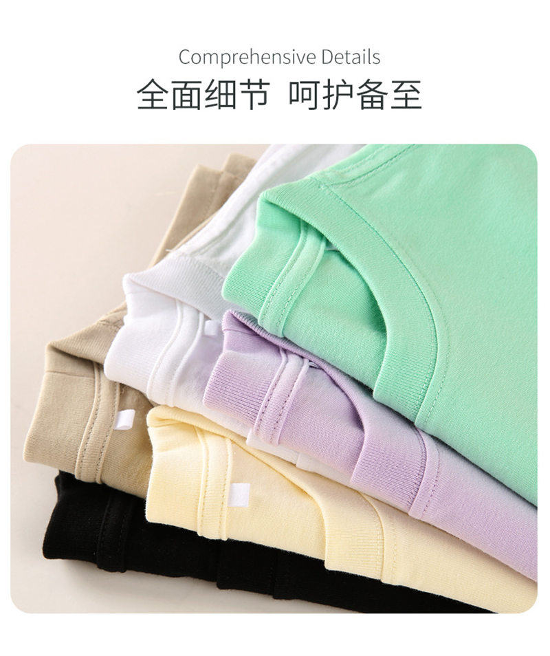 250g heavy cotton children short-sleeved round neck T-shirt BC10-250g children T-shirt