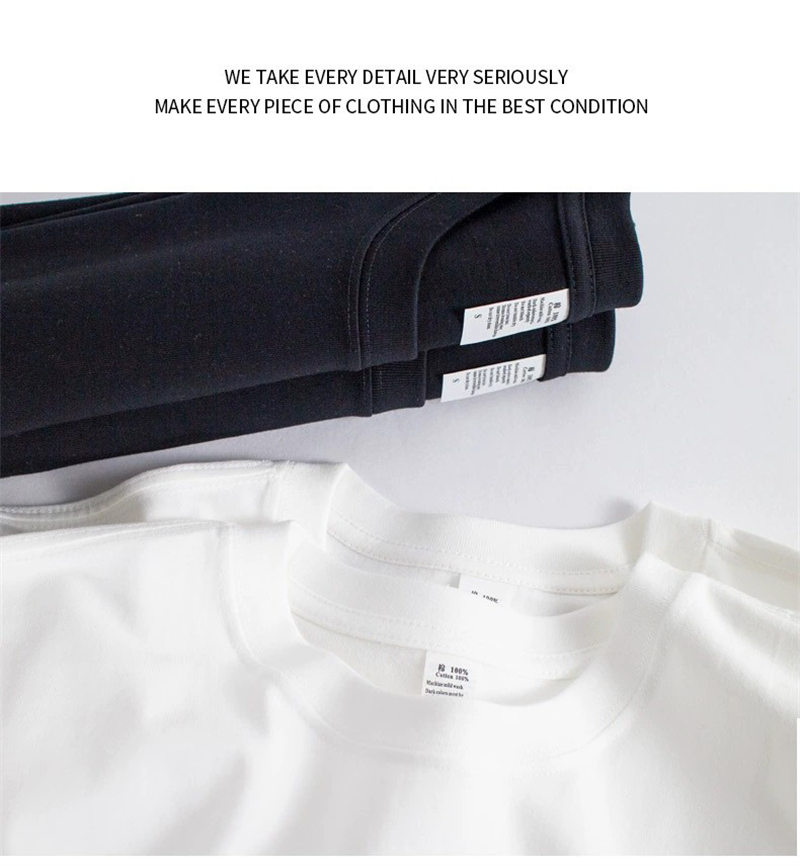 260g Japanese heavyweight long-staple cotton short-sleeved T-shirt BC10-260g heavyweight T-shirt