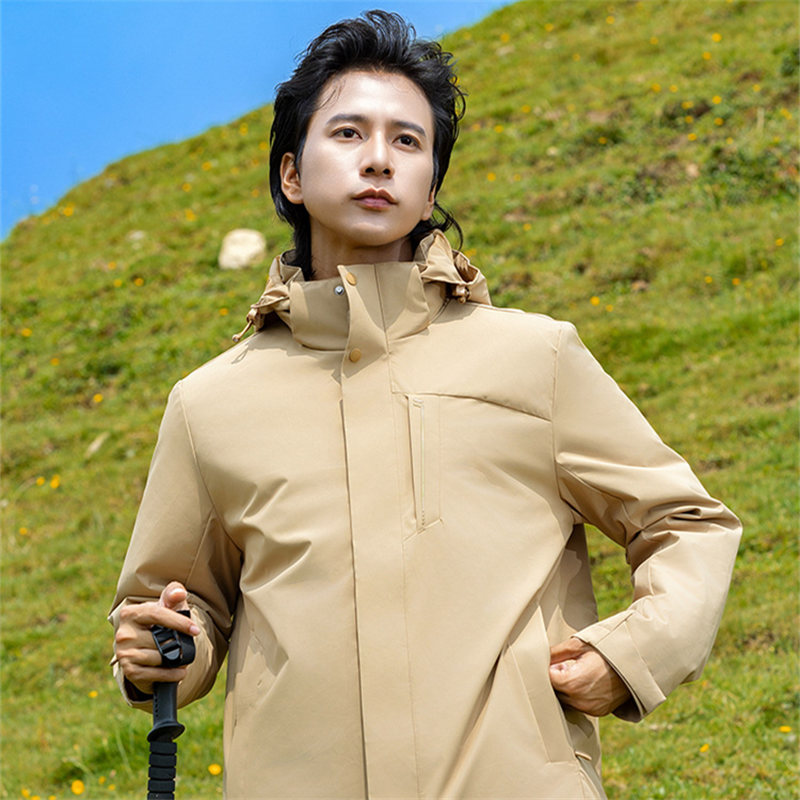 Couples polar fleece liner three-in-one jacket for men KG2-2368