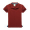 240g 21 count cotton single pique lapel POLO shirt for kids C02-KP46390