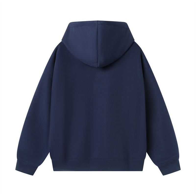 400g Chinese cotton super soft large drop shoulder hooded sweatshirt GJ6-6016