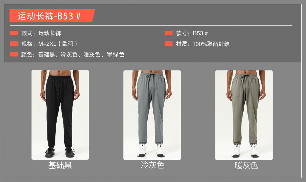 B53# Sports trousers pants