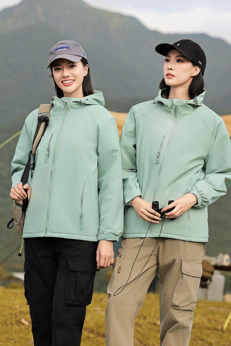 F9D11-Polar Fleece Plain Jacket Jacket