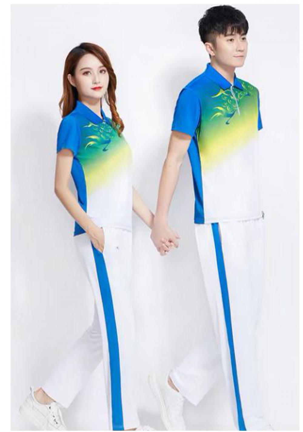 33014#33015# Quick-drying breathable small phoenix tail short-sleeved T-shirt short-sleeved lapel